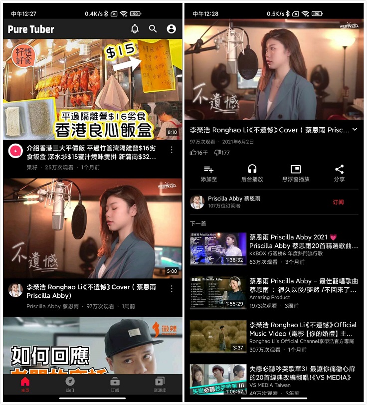 油管纯净版 Pure Tuber v2.15.20.103 解锁VIP 油管纯净版 Pure Tuber v2.15.20.103 解锁VIP