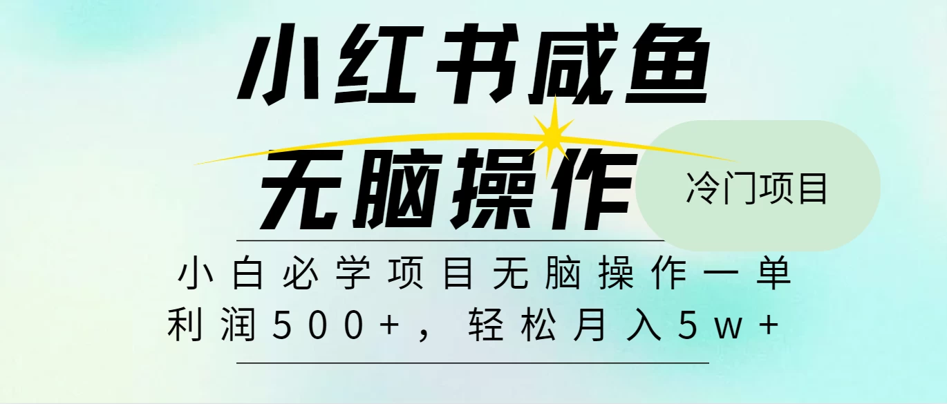 2025年爆款项目，抓住机会做第一批吃螃蟹的人！月入5w+